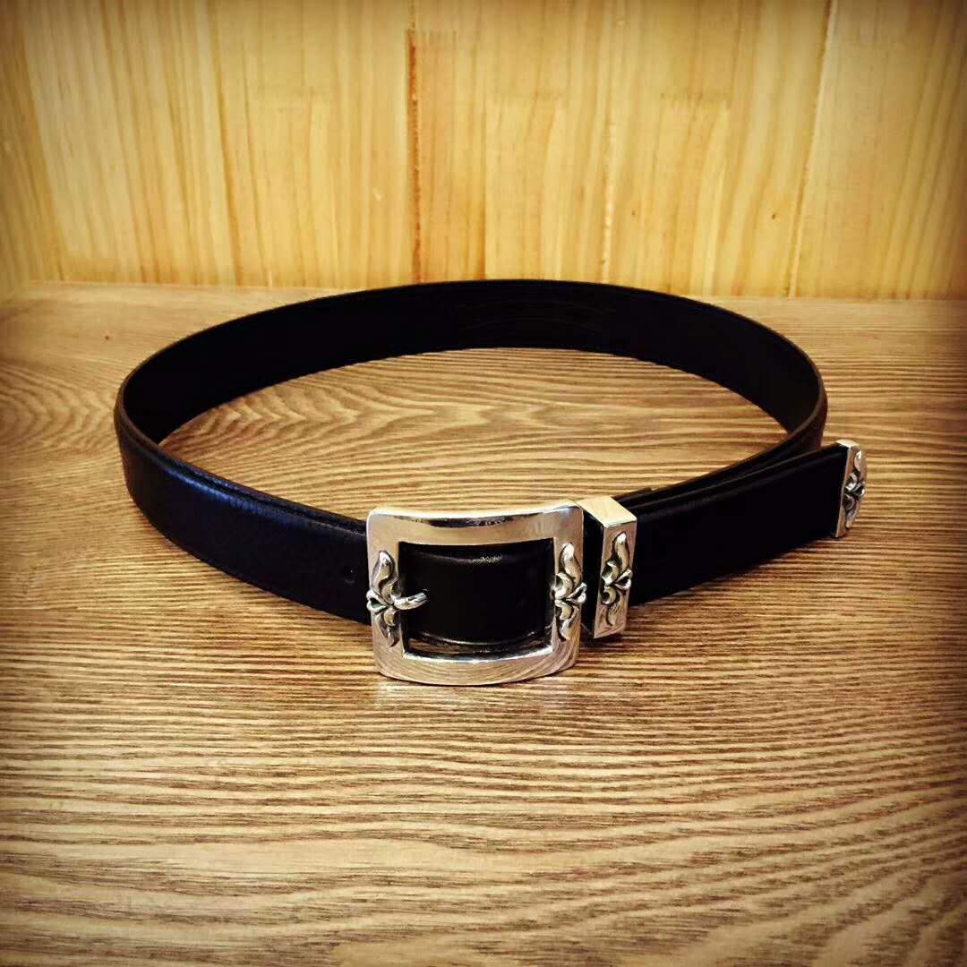 クロムハーツ ベルト Chrome Hearts プレーンOTJベルト・3ピース