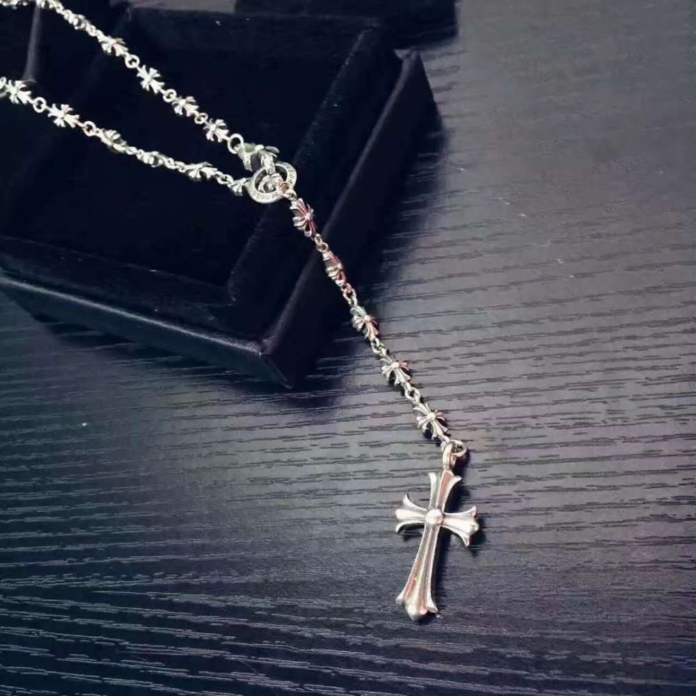 クロムハーツ ネックレス Chrome Hearts Chクロス ネックレス シルバー925 クロムハーツスーパーコピー通販