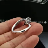クロムハーツ リング Chrome Hearts 指輪 ネイル フラット CHプラス 925シルバー