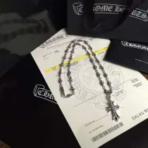 クロムハーツ ネックレス Chrome Hearts スモールCHクロス ネックレス シルバー925
