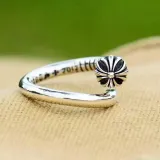 クロムハーツ リング Chrome Hearts 指輪 ネイル クロスボール 925シルバー