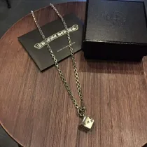 クロムハーツ ネックレス Chrome Hearts ホースシュー ダイス ネックレス シルバー925