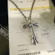 クロムハーツ ネックレス Chrome Hearts ラージ CHクロス ネックレス シルバー925