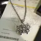 クロムハーツ ネックレス Chrome Hearts 蝶 ネックレス シルバー925