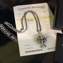 クロムハーツ ネックレス Chrome Hearts CHクロス ネックレス シルバー925