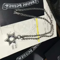 クロムハーツ ネックレス Chrome Hearts 六角星のペンダント ネックレス 925シルバー