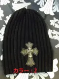 クロムハーツ キャップ Chrome Hearts 2017新作 カシミヤ 兎毛 CHクロス キャップ 男女兼用