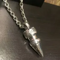 クロムハーツ ネックレス Chrome Hearts スパイク ペンダント ネックレス 925シルバー