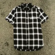 クロムハーツ Tシャツ Chrome Hearts  2018新作  CHプラス 男女兼用 チェック シャツ