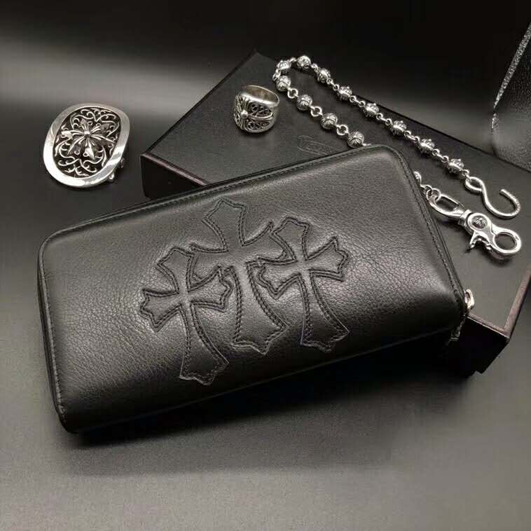 Chrome hearts セメタリークロスウォレット 財布-