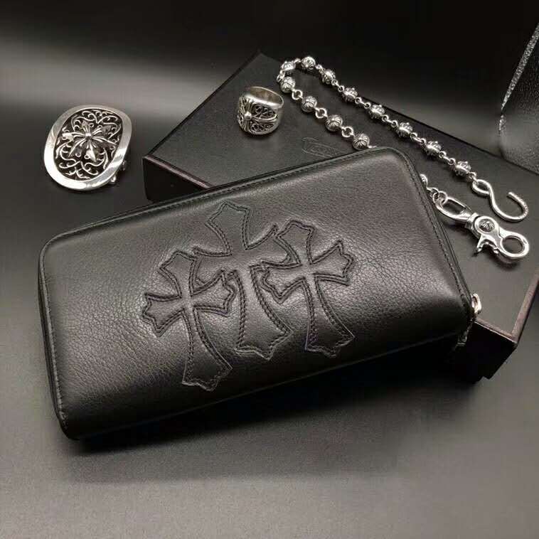 最上級美品！幻の一品！クロムハーツ 弱く ウォレット ツージップ 財布