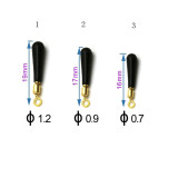 Fishing Float  Rolling swivel with rubber float seat,0.7mm,0.9mm,1.2mm
