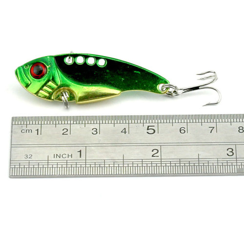  Vibe Fishing Bait, 20g Iron Bright Color Metal Bib Hard  Fishing Lure For Lake (Green) : Sports & Outdoors