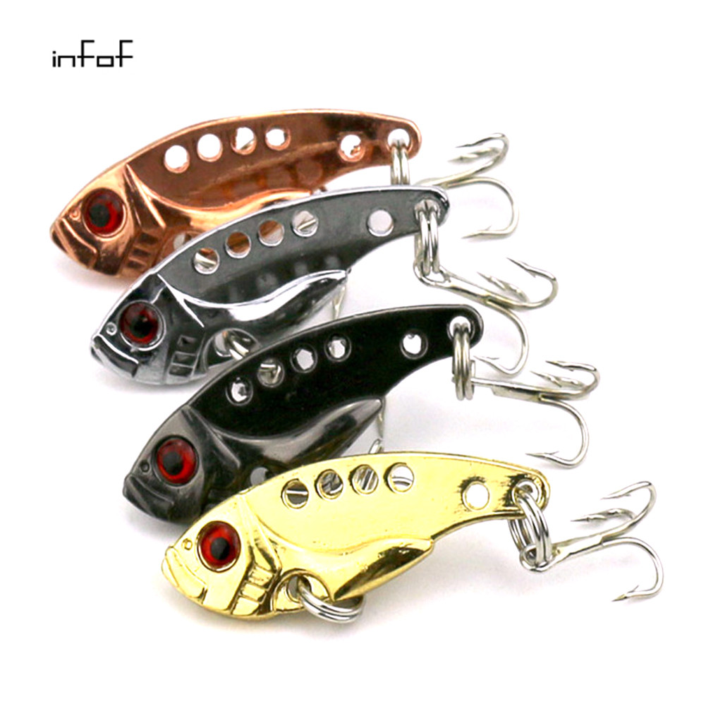 Wholesale Fishing VIBE Baits Sea Metal Fishing Lures Vibration Spoon