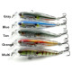 10 pieces/bag Fishing Minnow baits  with 6 # treble hooks bionic fish group Carp Fishing Lures Bass Fishing Tackle ,11g/0.38oz 10.5cm/4.13in