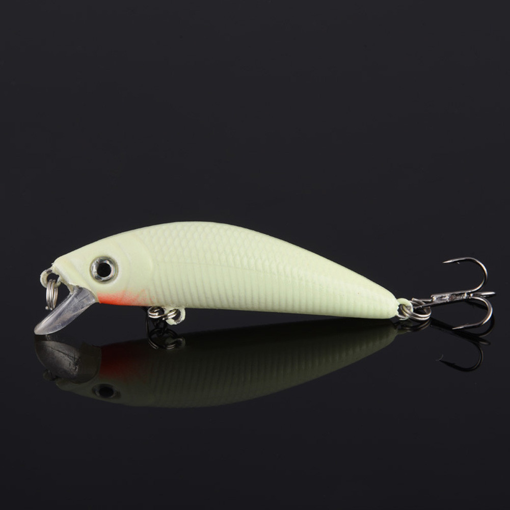 Luminous Fishing Lures hard fishing baits Glowing Minnow lure for night