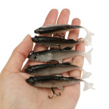Soft Baits  with lead  jig hook Carp Fishing Lure 3.35   0.44oz Lifelike Silicone Bait Lead Fish Jig Saltwater Fishing Gear