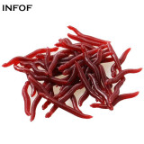  Finesse Worm Soft Baits 4cm  Soft Fishing Lure Bass Carp Fishing Bait Artificial Earthworms