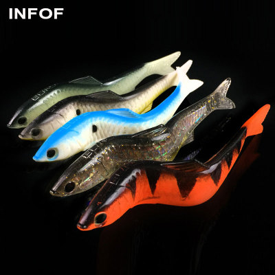 Squid Skirts Rubber 5cm 9cm 11cm Soft Fishing Lures Octopus Hoochie Soft  Baits Saltwater Fishing Tackle Mix Colors