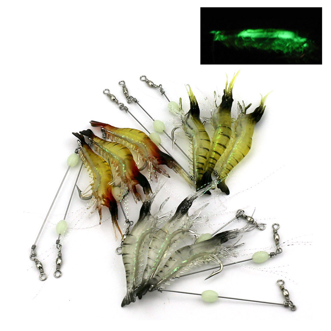 Fishing Lures Artificial Bait Shrimp Realistic Appearance Fishing