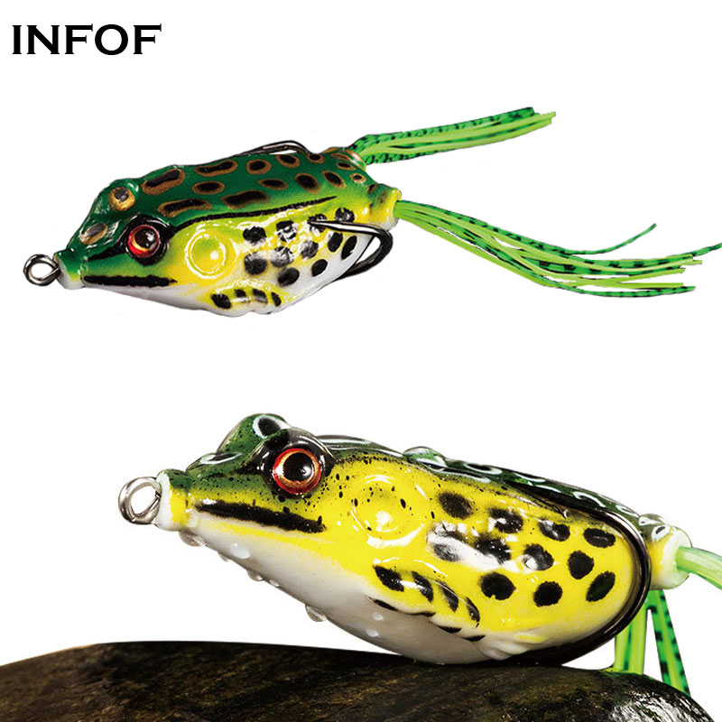 Topwater Soft Frog Fishing Baits for Bass Snakehead, Popper Mouth Bigger  Spray More Attractive, 3D Eyes Lifelike Silicone Skin 2 Barbed Hooks,  Fishing Lure - China Fishing Tackle and Fishing Lure price
