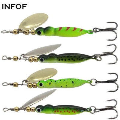 Spinner bait Spoon Fishing Lure Fishing Spoon Lure pesca Metal Jig Lure  buzz bait Bass Fishing Tackle