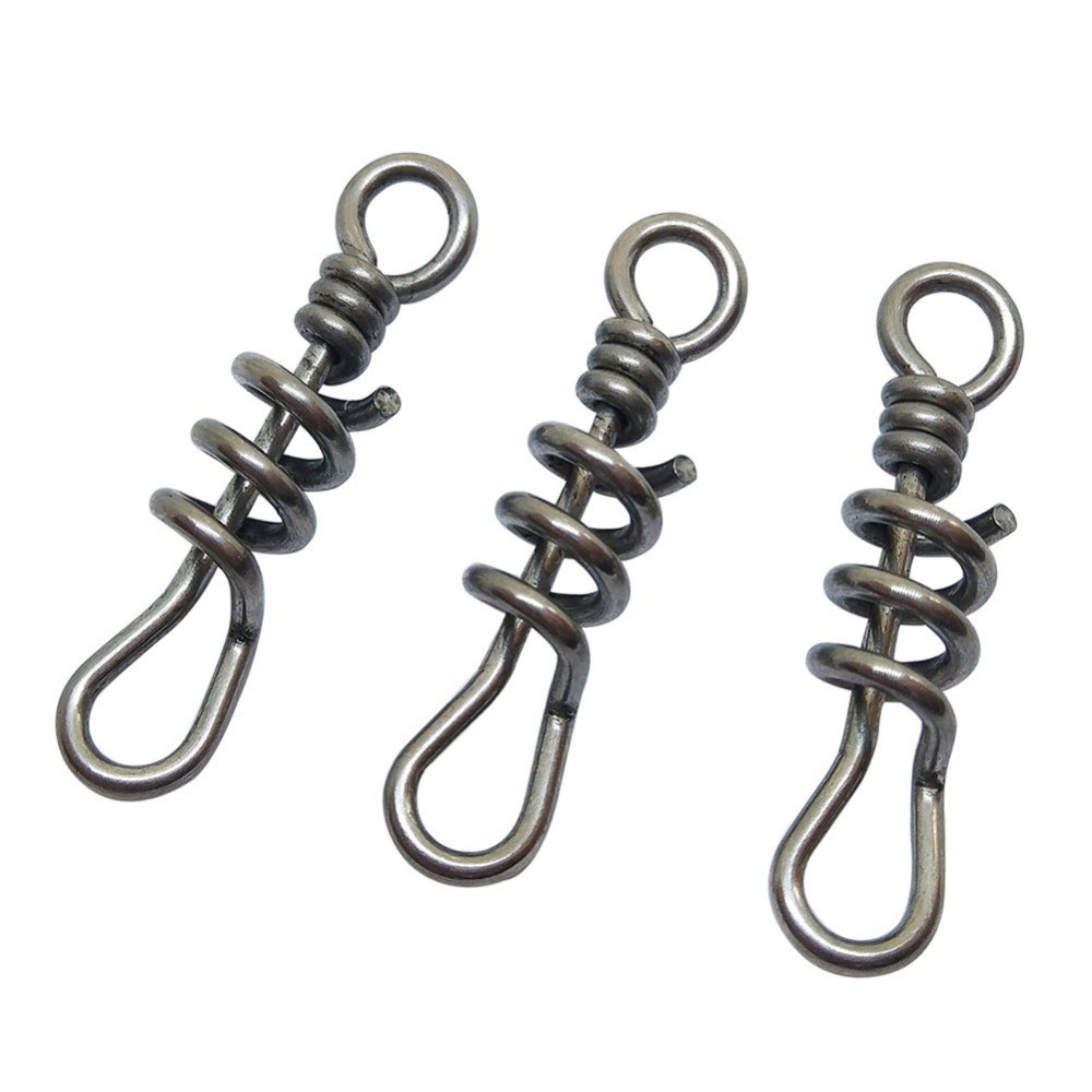 Swivels Fishing Connector Screwed Snap Swivel Hook Sea Fishing Tackle