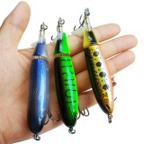 Fishing Saltwater Whopper Popper 10cm/13g Topwater Crappie Fishing Lures Floating Wobbler Spinner  Baits Lure for Bass Fishing