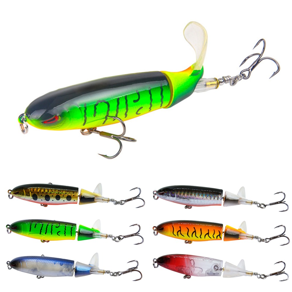 1Pcs Popper Fishing Lures Topwater Floating Wobbler 16cm88g