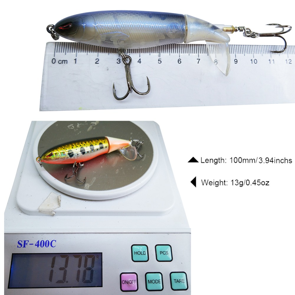 Fishing Saltwater Whopper Popper 10cm/13g Topwater Crappie Fishing