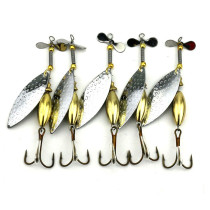 9.8cm 15g Spinner bait Spoon Fishing Lure Fishing Spoon Lure pesca Metal Jig Lure buzzbait Bass Fishing Tackle