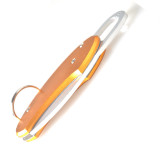 Full Metal Aluminum Stainless Steel Fishing Lip Gripper Portable Fishing Tool Lanyard 10cm