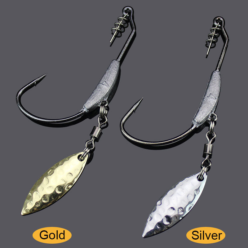 Jig Hook Swim Blade Jighead 4.5g 5.5g 7.2g Lead Jig Head Hooks Weighted