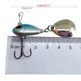 11g/5.5cm Hard Fishing Lure Tail Spin  Spinner Bait VIB Saltwater Fishing Bait Swimbait Crankbait