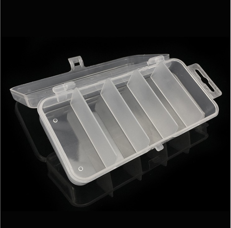 Multi-fonction Fishing Tackle Box For Lure Baits Transparent