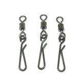 1000pcs Fishing Swivels with Hanging Snap Fast Link Fly Fishing Tackle Carp Fishing Connector