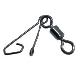 Stainless steel Fishing Rolling Swivel With Hooked Snap ,rated from 7 LB to 176 LB