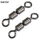 1000 pieces/bag Fishing High Speed Double Swivels Saltwater Freshwater Fishing Swivels Snap Bass Fishing Tackle
