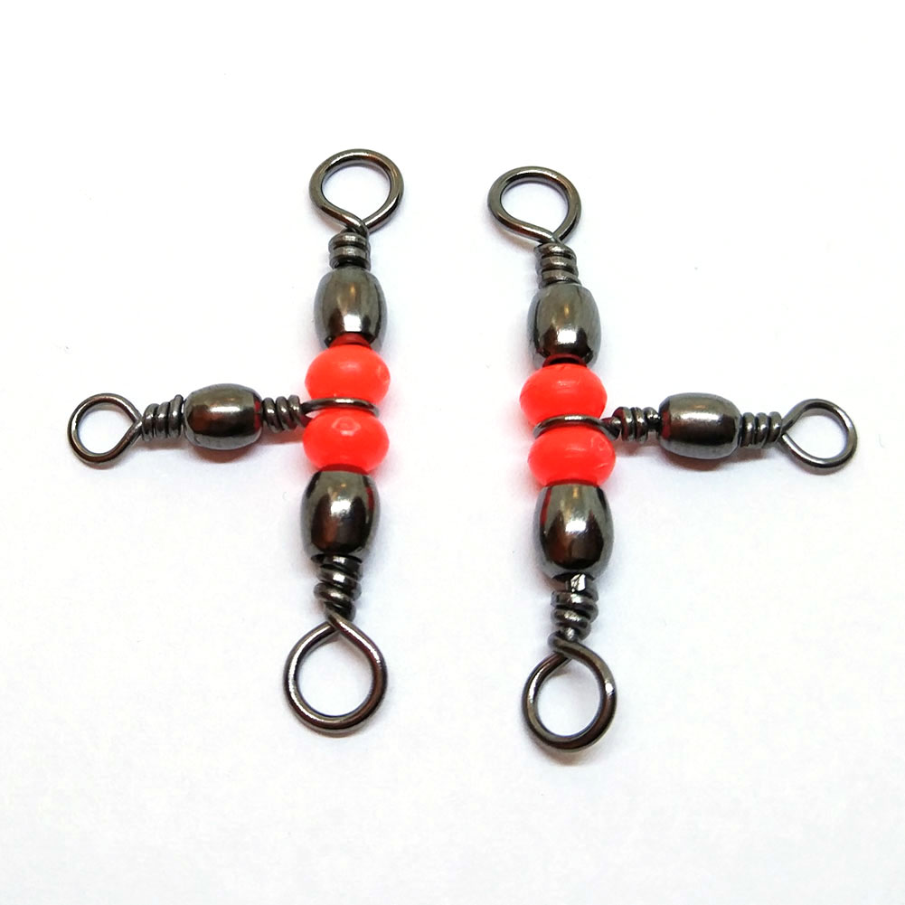3 Way Fishing Swivels T Shape Cross Line Swivels Saltwater Bass Fishing