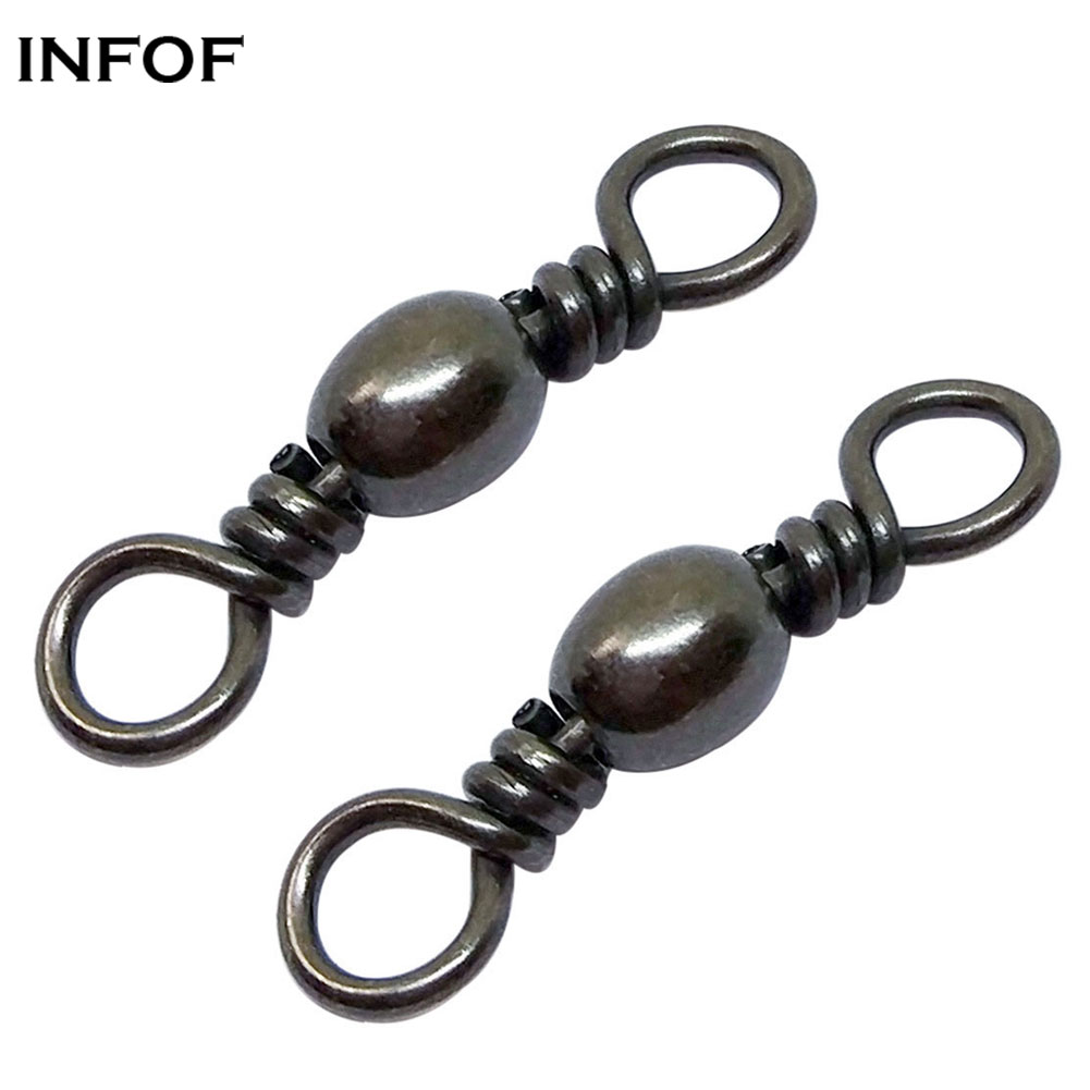 Fishing Barrel Swivels Saltwater Freshwater Fly Fishing Tackle Bass