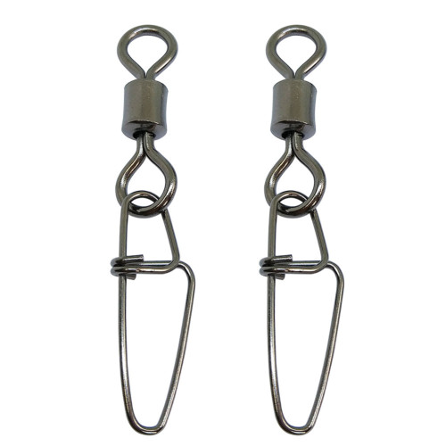 Fishing swivels Rolling swivel with insurance snap bass fishing  tackle,rated from 11 LB to 187 LB