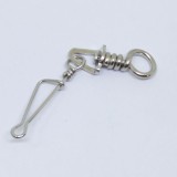 1000 pieces/bag Fishing Swivel Minus with Italian Snap #4 Fishing Swivel Snap Stainless Steel Fishing Accessories Connector