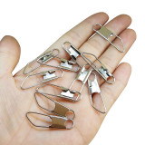 1000 pieces/bag Snap Fishing Swivels Safety Snap Hook Lock Stainless Steel Fishing Connector for Hook Lure Quick Clips