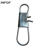 1000 Pieces/bag Fishing Swivels Snap Hook Interlock Snap Steel Alloy 0/1/2/3/4/5/6 Feeder Carp Fishing Line Connector