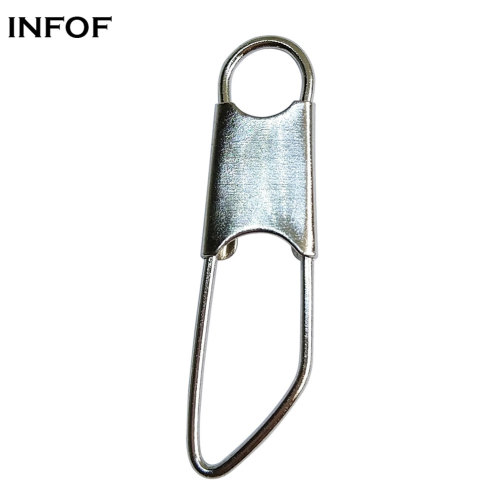 Snap Fishing Swivels Safety Snap Hook Lock Stainless Steel Fishing  Connector for Hook Lure Quick Clips