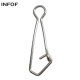 1000 Pieces/bag Fishing Snap Hooked Snap Hook Link Carp Fishing Connector Stainless Steel Long Line Clips Lure Snap