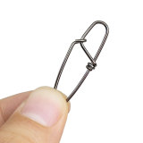 1000 pieces/bag  Fishing Swivels Snap  Hooks Fishing Connector Lock Snap Hooked Stainless Steel Feeder Carp Fishing Equipment