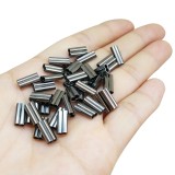 1000 pieces/bag Fishing Wire Crimps Double Sleeves Metal Alloy Tube Fishing Connector Line Hook Link Feeder Carp Fishing Tackle
