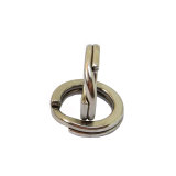 1000pices/bag Fishing Strength Split Rings Stainless Steel Heavy Double Rings Connector Carp Saltwater  Fishing Connector Tackle