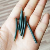 1000 pieces  Fishing Crimp Protector Anti Tangle Rubber Sleeves Terminal Tackle Carp Fishing Accessories Sleeve Tube